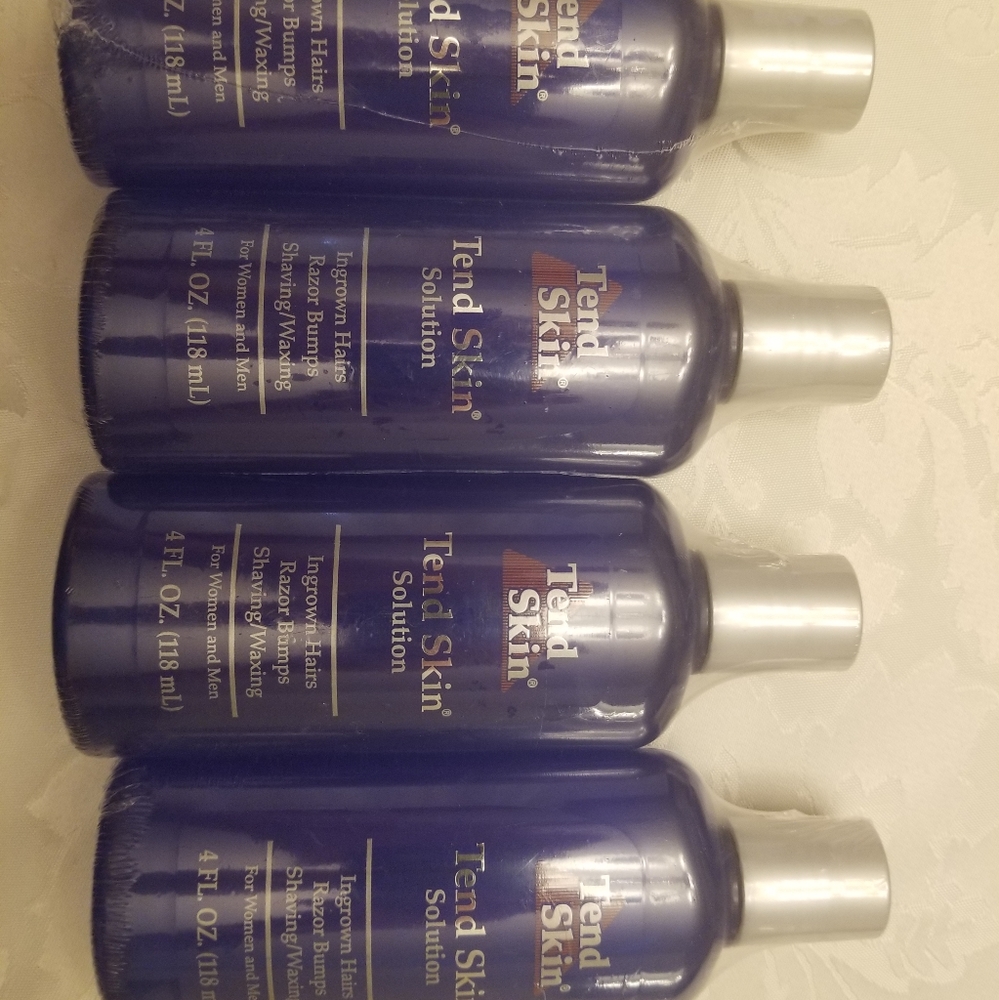 Tend skin Solution 4 bottles 4oz each exp 01/20